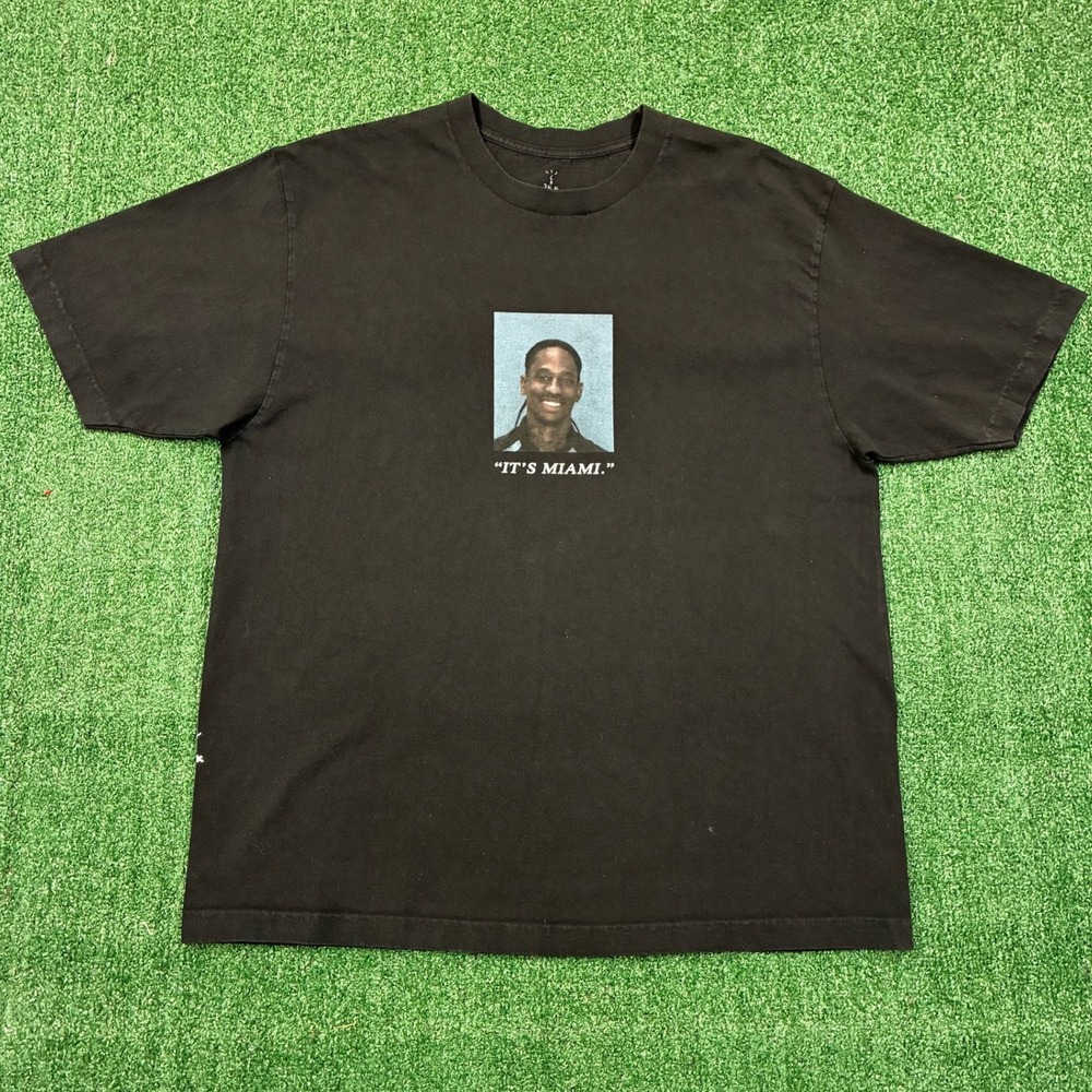 ORIGINAL Travis Scott "Its Miami" Free The Rage Cactus Jack Graphic T Shirt